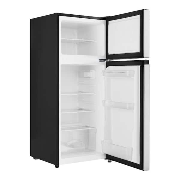 Vissani 4.5 cu. ft. 2-Door Mini Refrigerator in Platinum