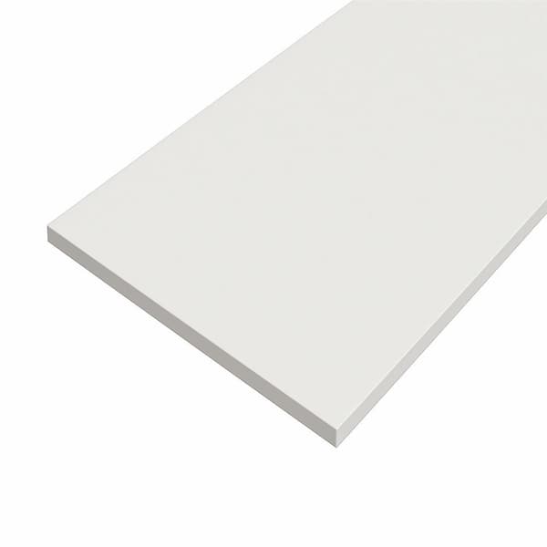Everbilt 8 in. D x 36 in. W - White Stipple Laminated Decorative