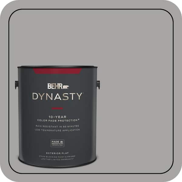 BEHR DYNASTY 1 gal. #PPU26-07 Smokey Wings Flat Exterior Stain-Blocking Paint & Primer