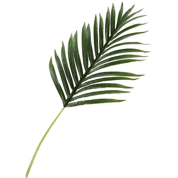 D&W Silks Artificial Indoor Medium Hawaiian Palm Leaf (Set of 3)