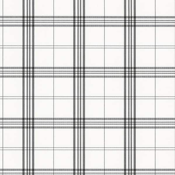 Norwall Kitchen Plaid Vinyl Strippable Roll Wallpaper (Covers 56 sq. ft.)