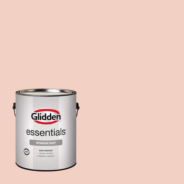 Glidden Essentials 1 gal. PPG1063-3 Pale Coral Semi-Gloss Interior Paint