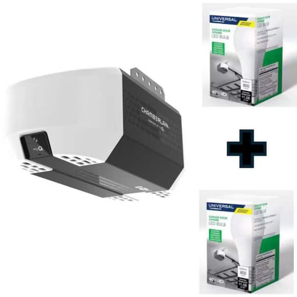 Advanced Series 3/4 HP Smart Belt Drive Garage Door Opener with Motion Detection, Camera, Remotes, and 2-Light Bulbs