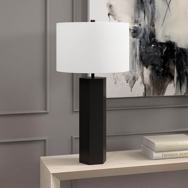 Meyer&Cross Warren 27.5 in. Blackened Bronze Table Lamp with