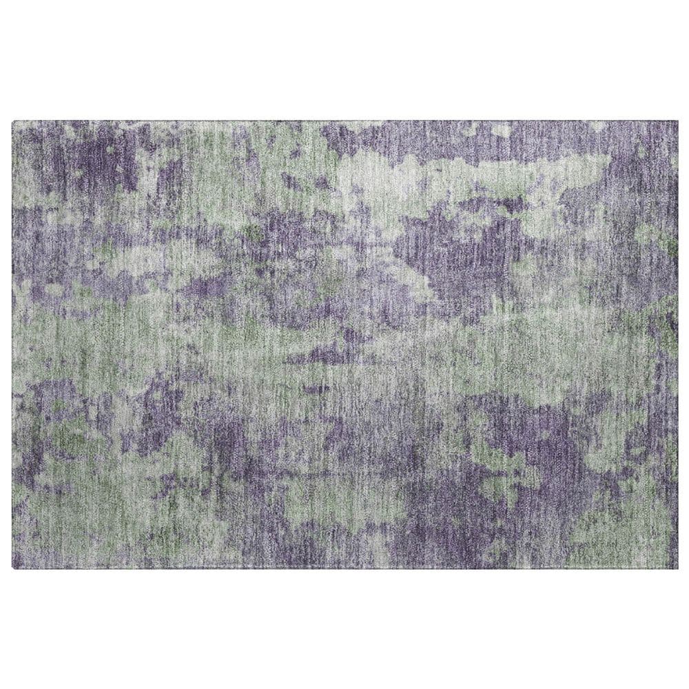 Dream Shag Premium Machine Washable Abstract ADS573 Purple 2 ft. x 3 ft. Accent Rug price history on PriceWatchPro