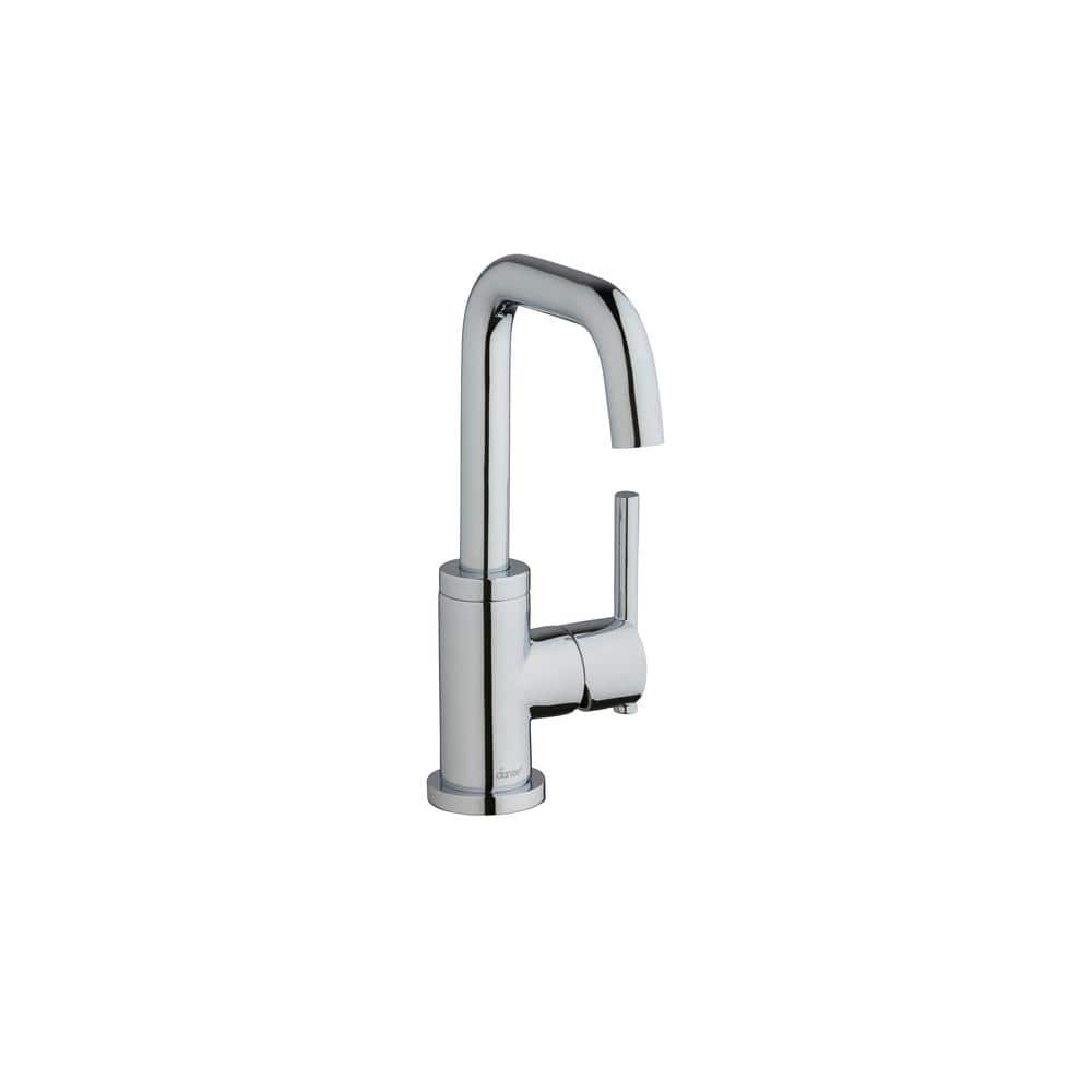 Parma Chrome Single Handle Bathroom Faucet with Drain Assembly