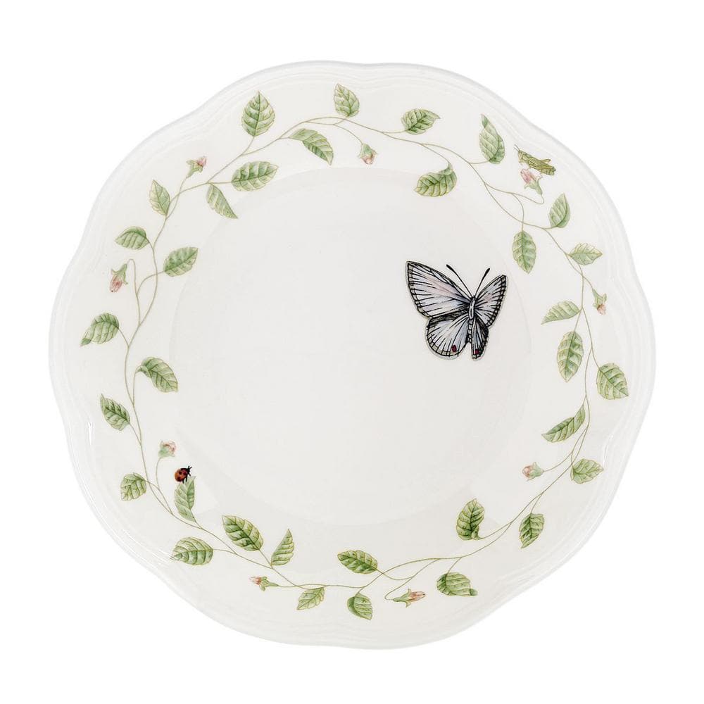 Butterfly Meadow Porcelain Round Pasta Bowl