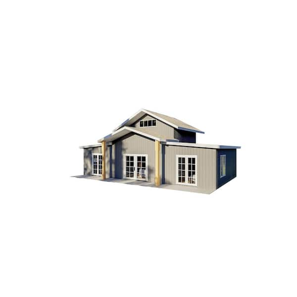 Bungalow 2-Bed 2-Bath plus Loft 1022 sq.ft. Steel Frame Home Kit DIY  Assembly Guest House ADU Vacation Rental Tiny Home BGL2B2B1016 - The Home  Depot