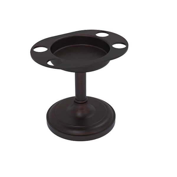 Vanity Top Tumbler and Toothbrush Holder in Venetian Bronze