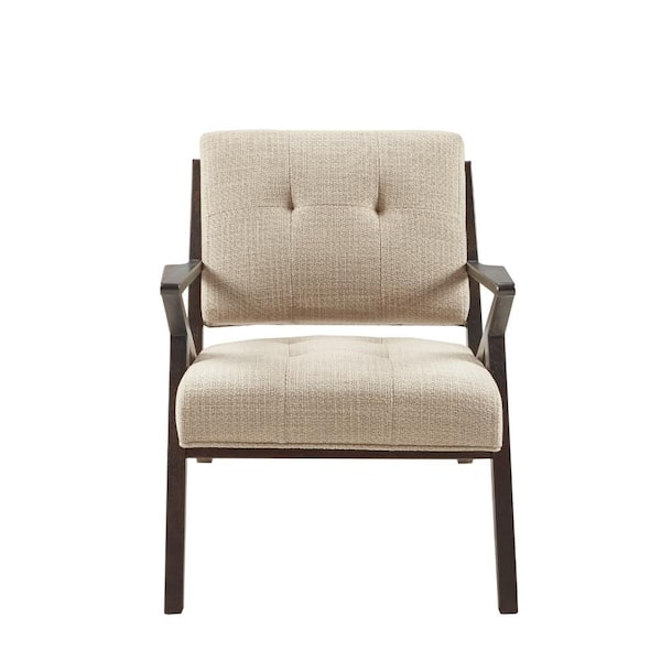 INK+IVY Rocket Tan Tufted Lounge Arm Chair