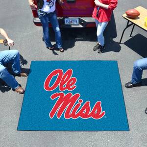 Ole Miss Rebels Man Cave 34" x 43" All Star Area Rug Floor Mat 