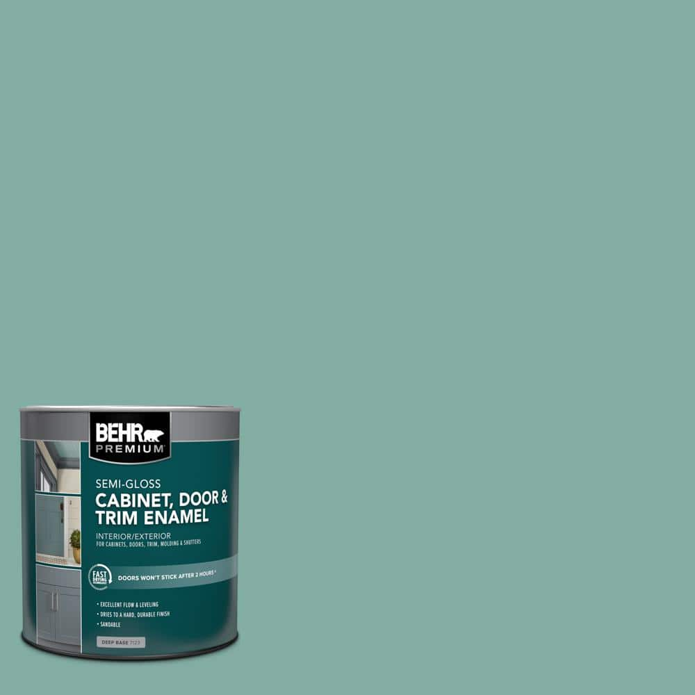 1 qt. #M440-4 Summer Dragonfly Semi-Gloss Enamel Interior/Exterior Cabinet, Door & Trim Paint -  BEHR PREMIUM, ZZ285719