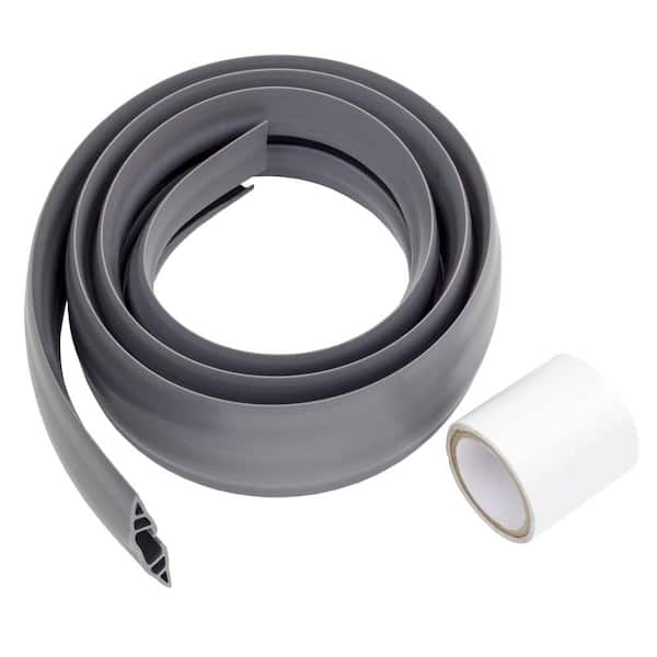 Floor and wall Cord Cover Self-Adhesive Power Silicone 60 in Cable Protector
