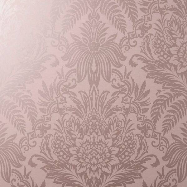 Signature Rose Damask Wallpaper