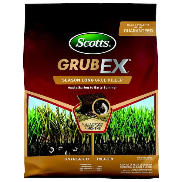 Scotts GrubEx1 14.35 lbs. 5,000 sq. ft. Season Long Grub Killer Protects Lawns Up to 4 Months