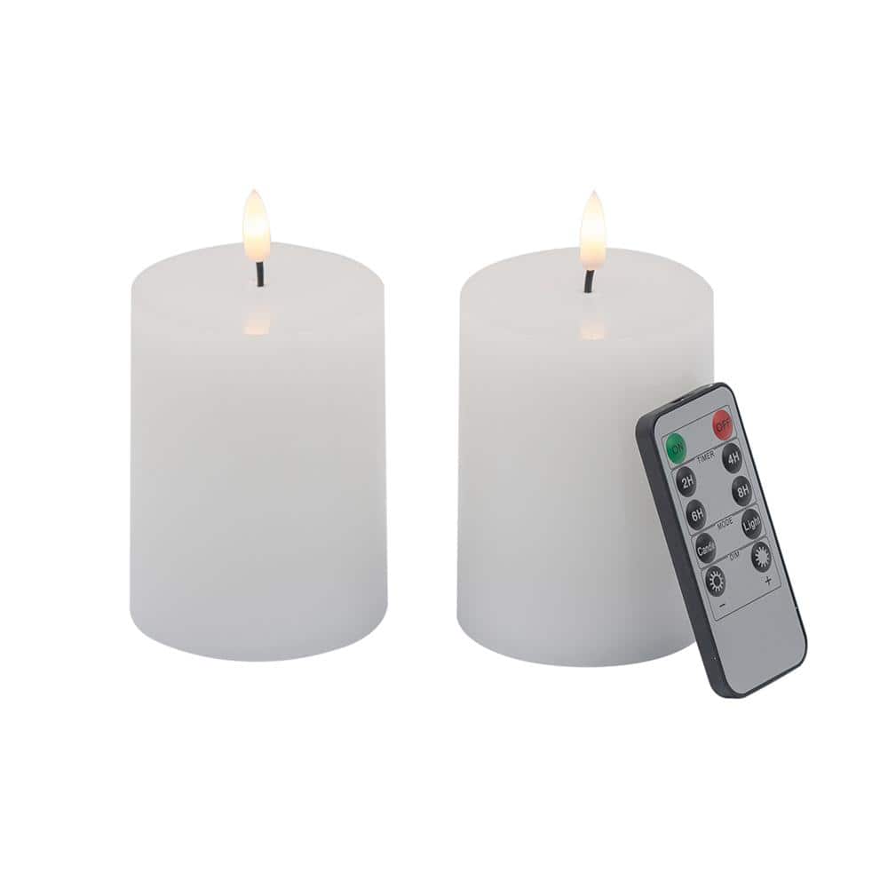 OSHINE 9-Pack Flameless LED Swaying Candles - Realistic Paraffin Wax Design, Battery-Operated Safe Ambiance For Home, Party, Holiday, Gifts, Wedding Decor