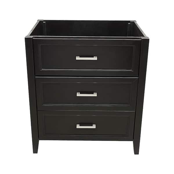 Ella Zermatt 30.63 in. W x 22.00 in. D x 34.75 in. H Bath Vanity Cabinet without Top in Espresso