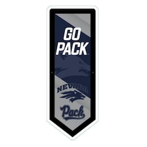 University of Nevada Pennant 9 in. x 23 in. Plug-in LED Lighted Sign