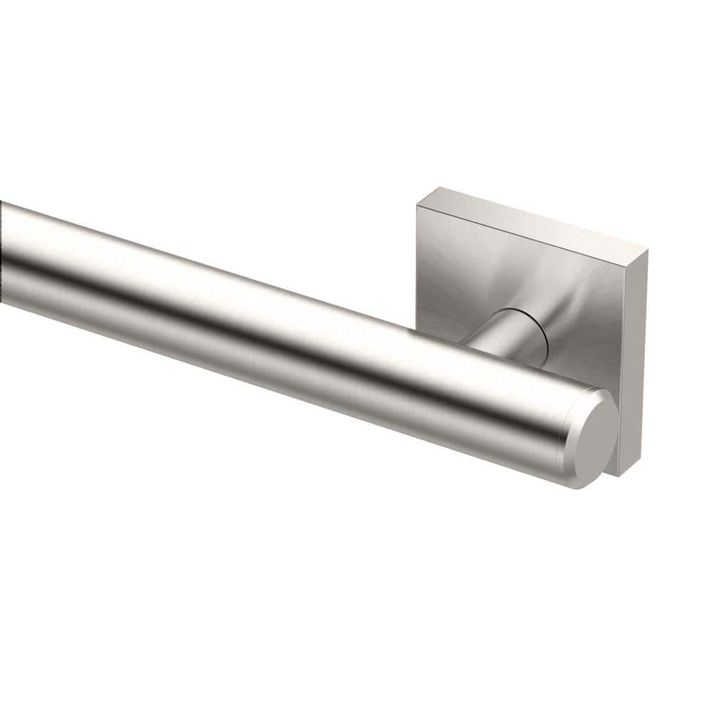 12" Satin Nickel Stainless Steel Wall Mounted Grab Bar
