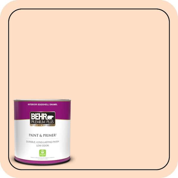 BEHR PREMIUM PLUS 1 qt. #260C-2 Salmon Creek Eggshell Enamel Low Odor Interior Paint & Primer