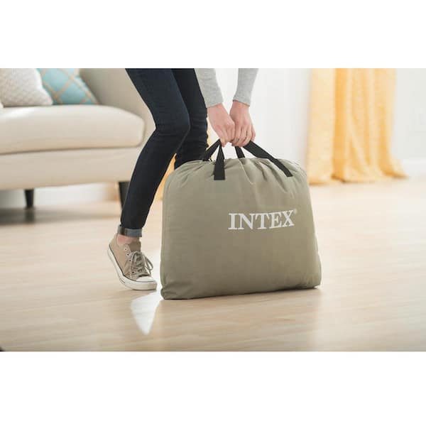 Intex Elevated 18 Premium Comfort Twin Air Mattress With Internal Pump :  Target