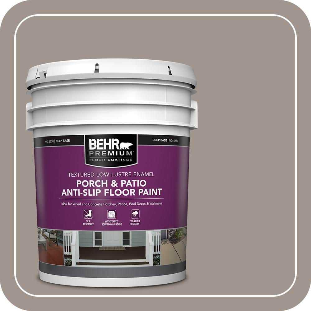 5 gal. #PFC-73 Pebbled Path Textured Low-Lustre Enamel Interior/Exterior Porch and Patio Anti-Slip Floor Paint price history on PriceWatchPro