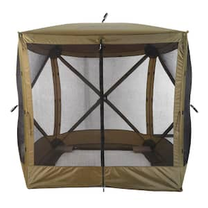 Quick-Set Traveler Green Outdoor Screen Shelter with Wind Panels (4-Pack)