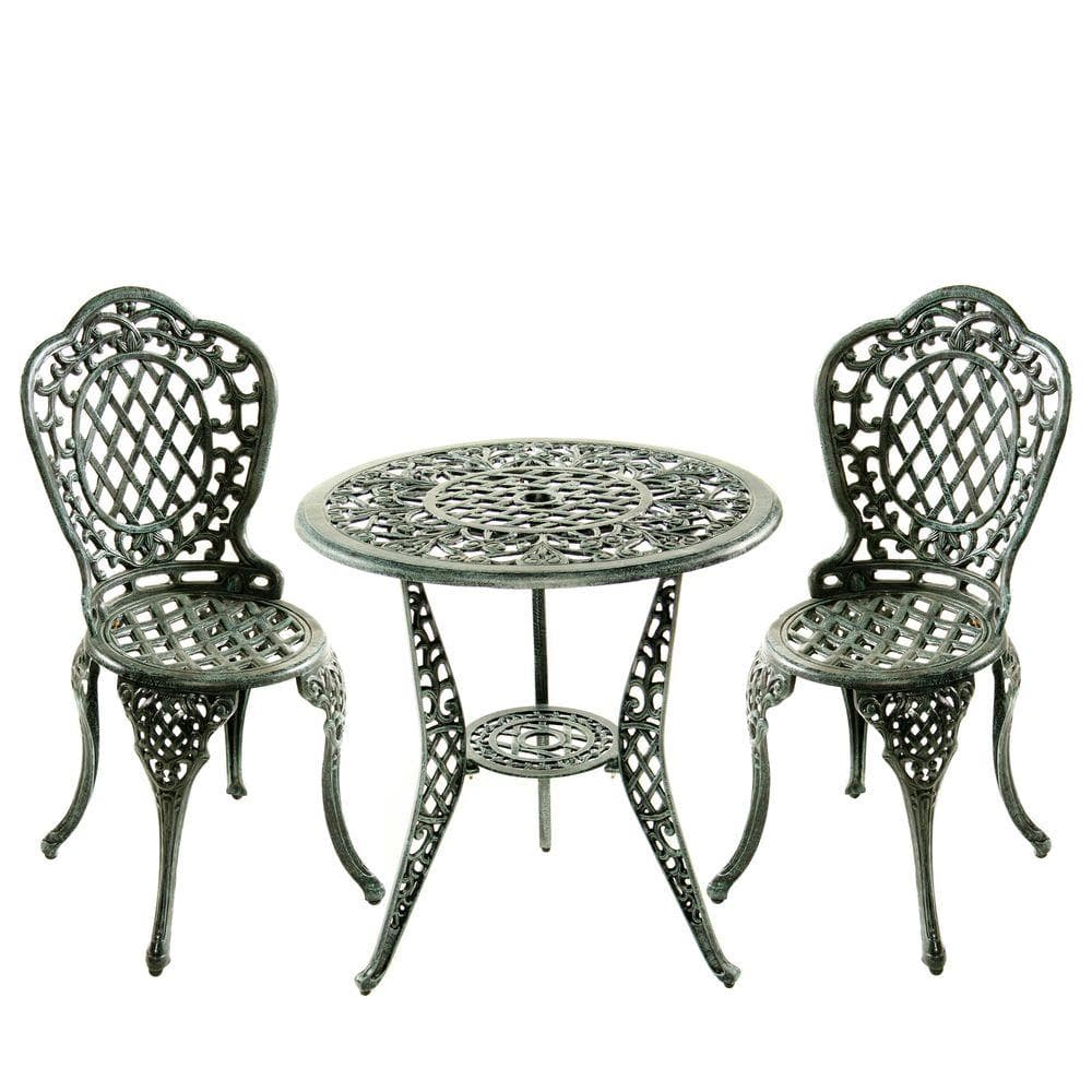 Oakland Living Mississippi 3Piece Patio Bistro Set2005VGY The Home