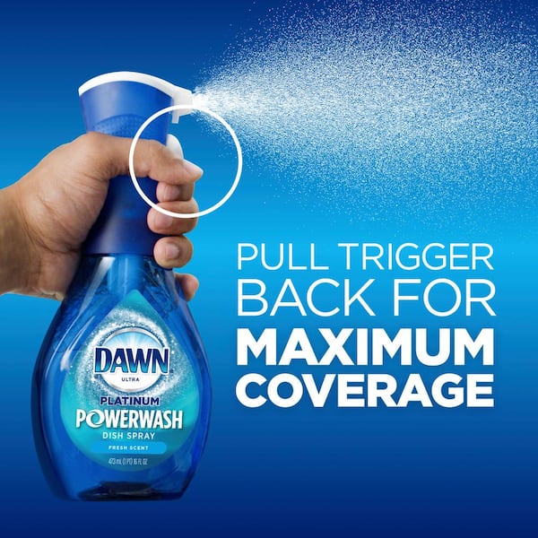 Dawn 16 oz. Platinum Powerwash Spray Fresh Scent with 1 Starter Kit Plus 1  Refill Dish Soap (2-Pack) 079168938898 - The Home Depot