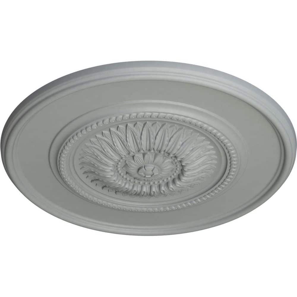 Large Primed White Floral Urethane Ceiling Medallion