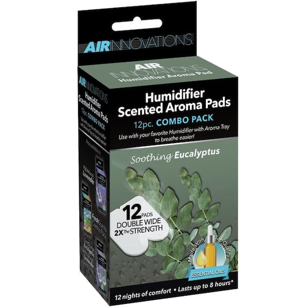 Air Innovations Essential Oil Humidifier Aroma Pads Eucalyptus Scent (12-Pack)
