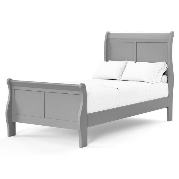 Furniture of America Burkhart II 2-Piece Gray Wood Twin