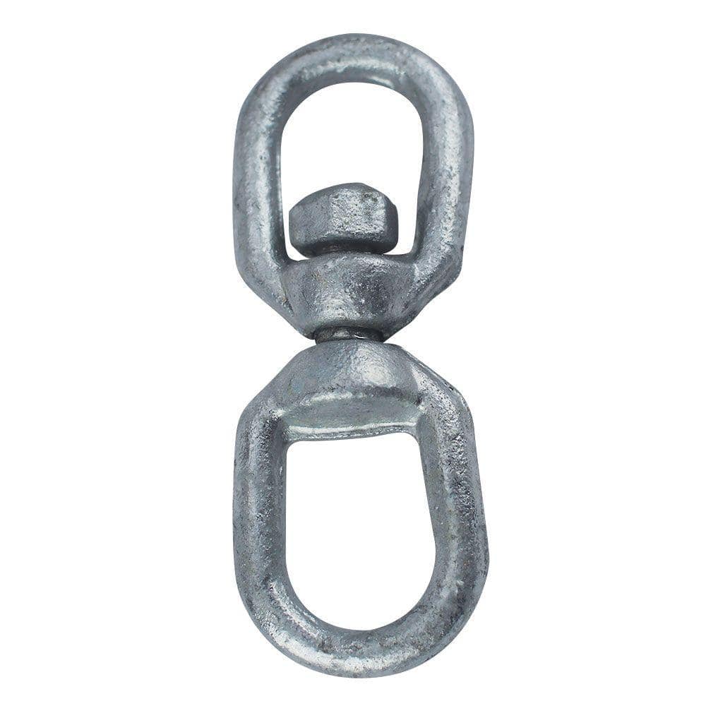 Heavy Duty Swivel Double Rings: With 5/8 Eye-Rings 