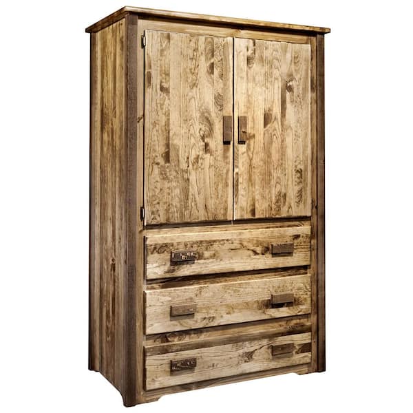 MONTANA WOODWORKS Homestead Collection Early American Armoire