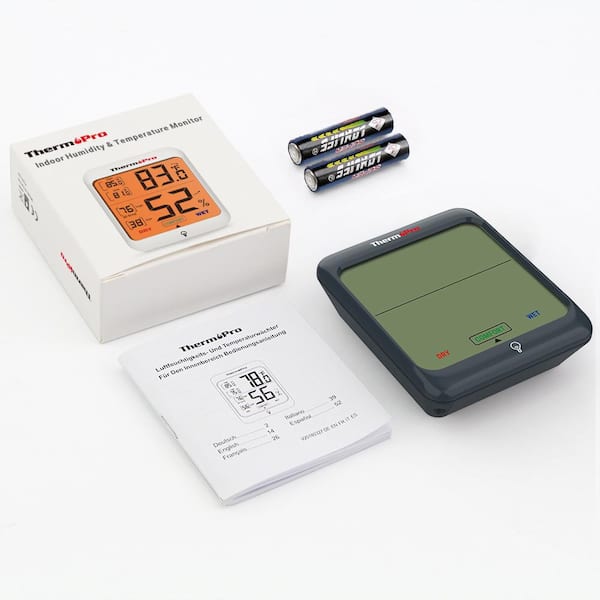 Thermopro Tp53w Digital Thermometer Indoor Hygrometer Temperature