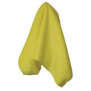 All-Purpose Yellow Microfiber Cloth - (12 per Bag)