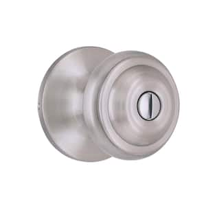 Mulholland Satin Nickel Privacy Bed/Bath Door Knob