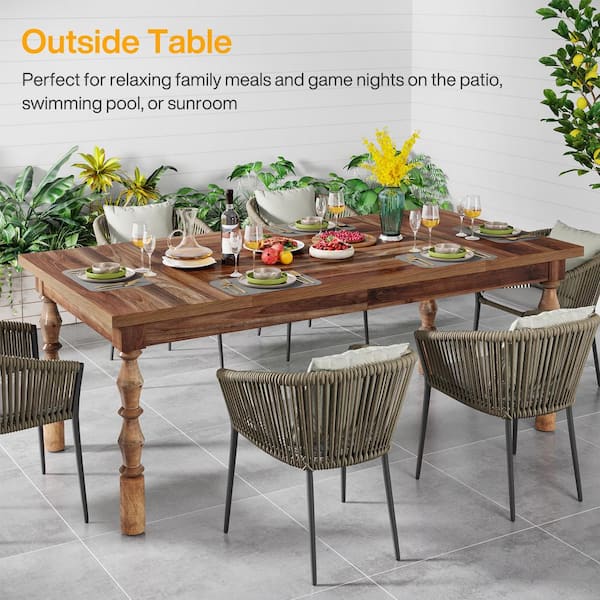 TRIBESIGNS WAY TO ORIGIN Halseey Walnut Rectangle Wood
