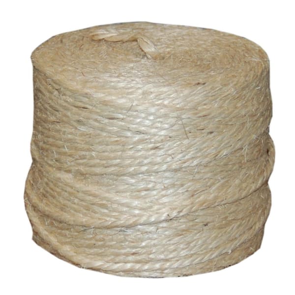 3/16 in. Dia x 1710 ft. 2-Ply 360 Sisal Twine 10 Tube