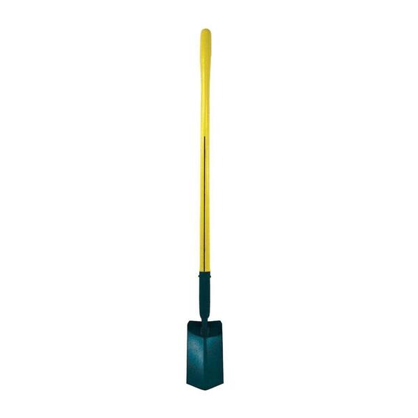 Nupla 48 in. Fiberglass Handle 16 in. Gauge 6 in. Curved Blade Trenching Shovel