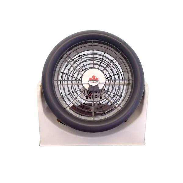 Seabreeze Aerodynamic 3 Speed Mini Turbo Fan with 10 in. Blade and Polypropylene Housing, Delivers Over 5000 CFM