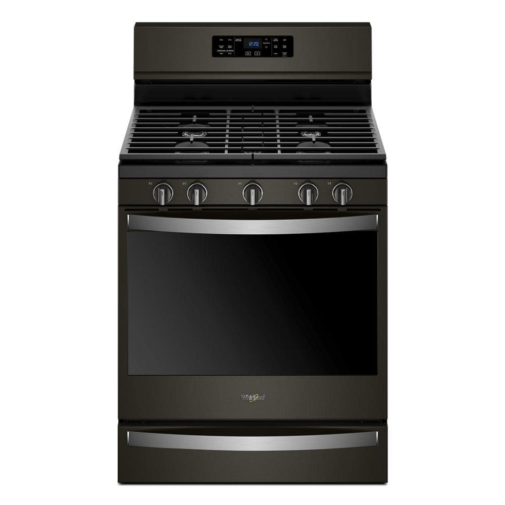 5.8 cu. ft. Gas Freestanding Range in Black Stainless -  Whirlpool, WFG775H0HV