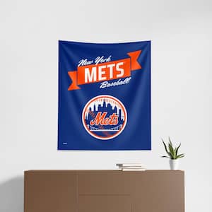 MLB Premium Mets Printed Multi-Colored Wall Hanging
