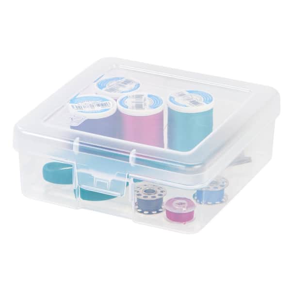 IRIS Small Storage Supply Case in Clear (10-Pack)