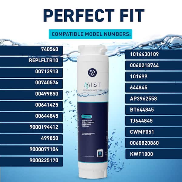 Mist 644845 Ultra Clarity Water Filter Compatible with