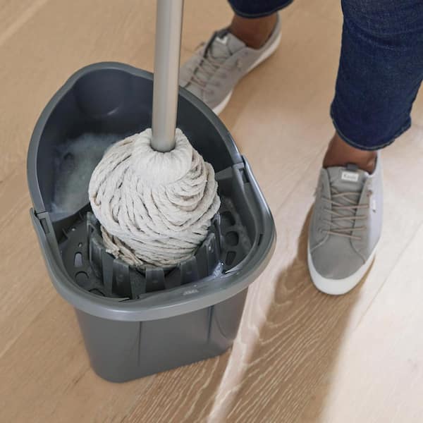 Household Stainless Steel Handle Double-drive Rotating Mop Bucket, Suitable  For Living Room, Kitchen, Bathroom And Various Types Of Floors, One Mop  With Three Mop Cloths
