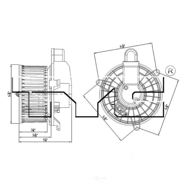 TYC HVAC Blower Motor 700251 - The Home Depot