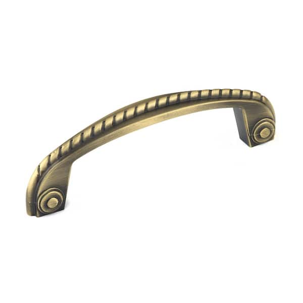 Richelieu Hardware Huntingdon Collection 3 3/4 in. (96 mm) Antique English Traditional Cabinet Arch Pull
