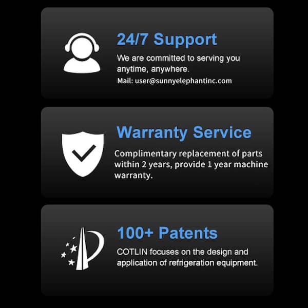 15 in. 25 lb./24 H Built-In/Freestanding Ice Maker in Stainless Steel with Reversible Door, Crescent Ice, 22 lb. Storage