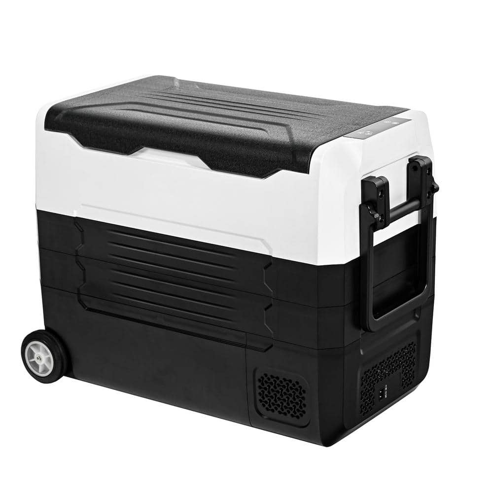 12-Volt Refrigerators, -4 -68, 58 Quart Portable Freezer with Wheels
